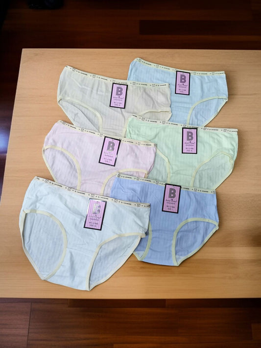 Slim Waist Underwear, 6 Pieces