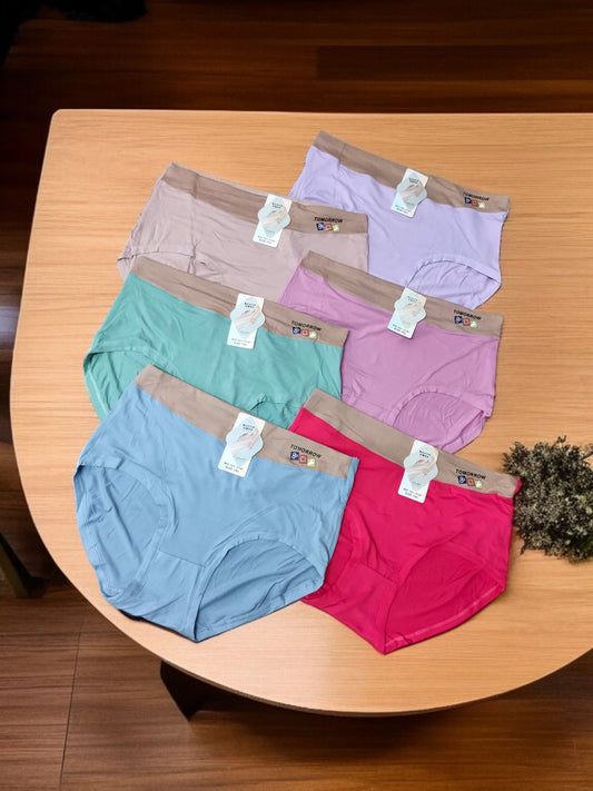 High waist panties, 6 pieces