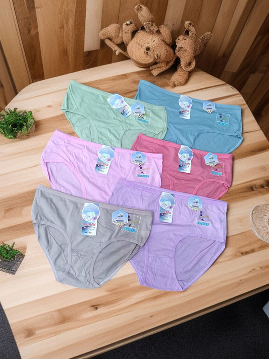 سليب نسائي خصر رفيع 6 قطع