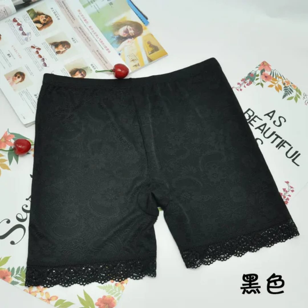 شورت ستاتي دانتيل 4 قطع