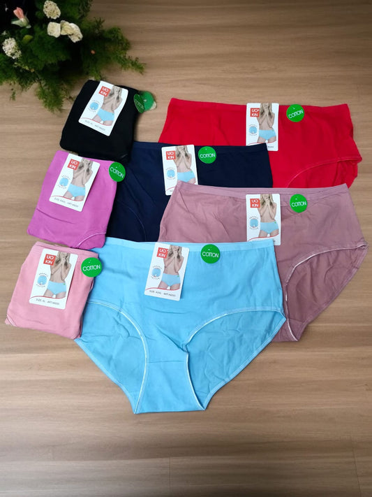 High-waist bikini briefs 6 pieces