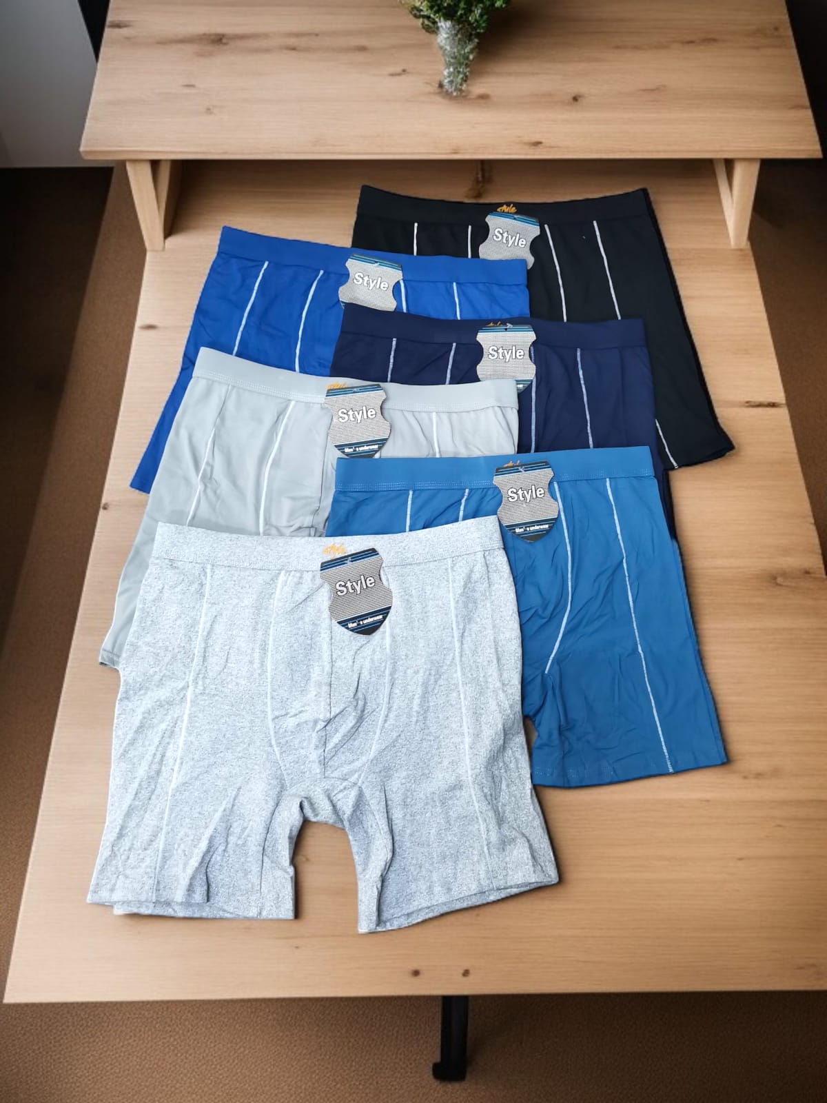 بوكسر رجالي طويل 6 قطع