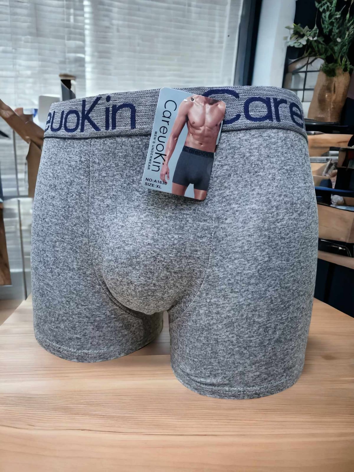 بوكسر رجالي قصير سادة 6 قطع