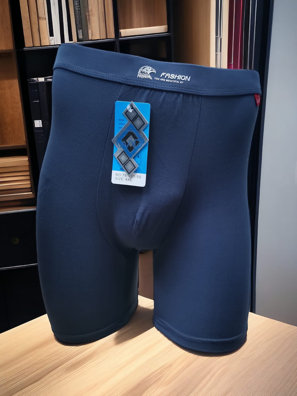 Men's Long Boxer Briefs, Butter Cotton, Solid, 6-Pack