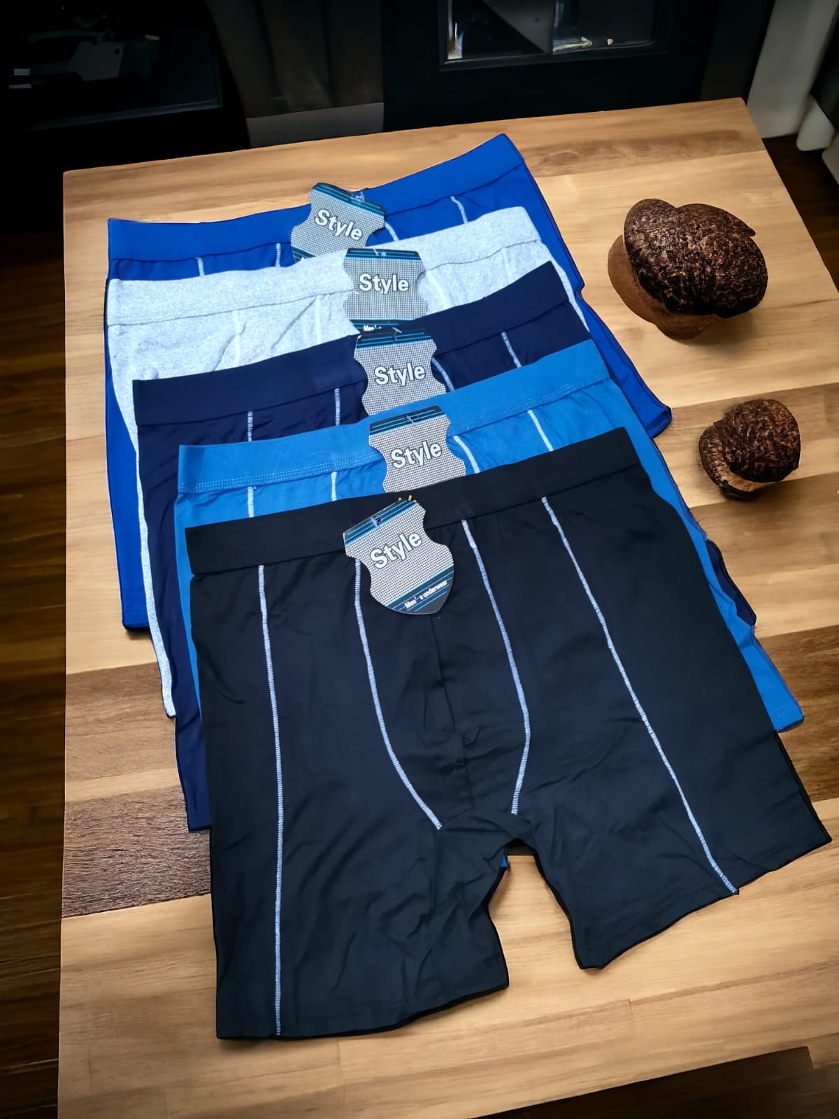 بوكسر رجالي طويل 6 قطع