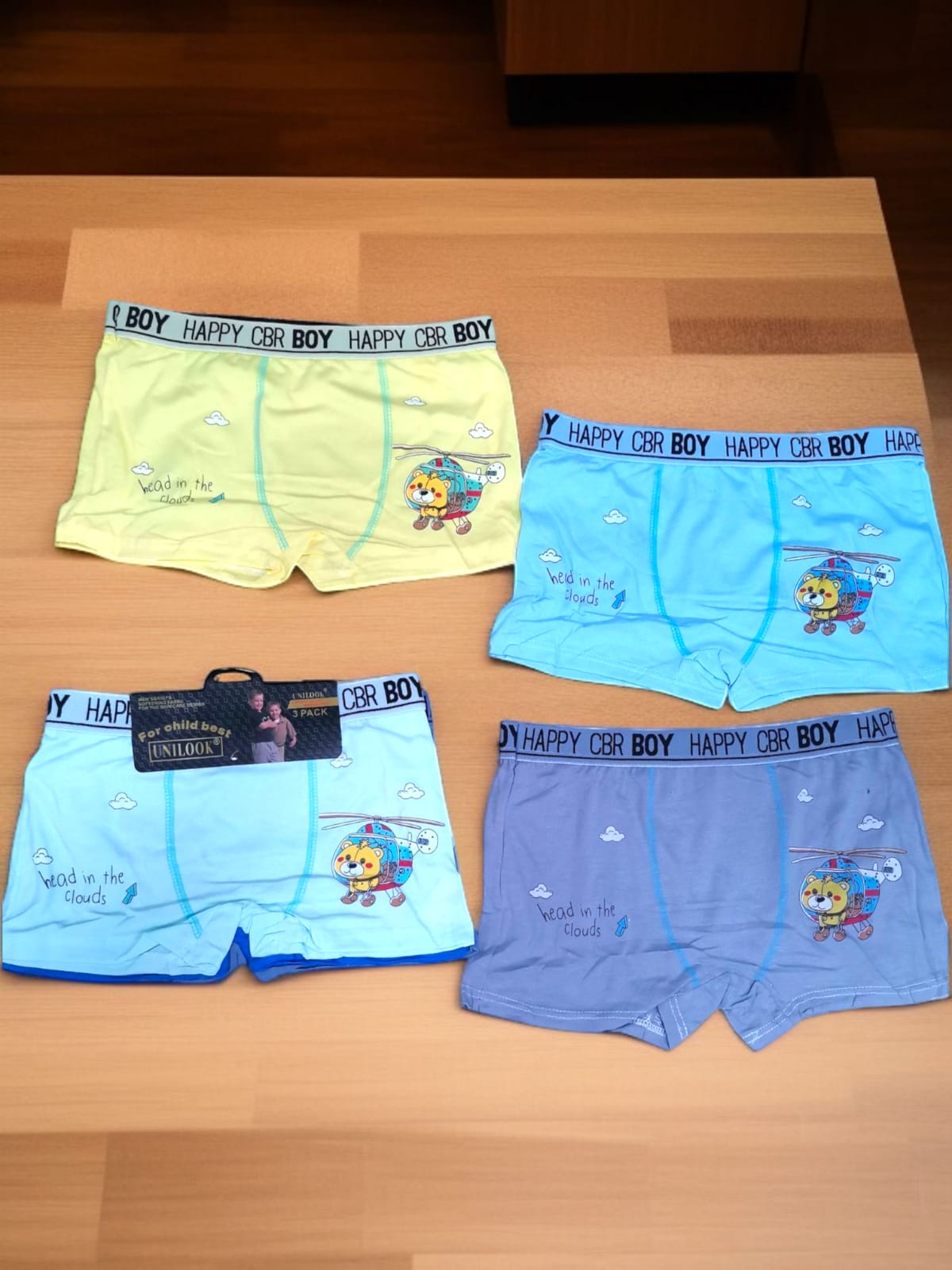 بوكسر ولادي مرسم 6 قطع