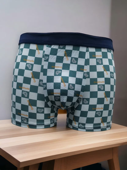 بوكسر رجالي قصير مرسم 6 قطع