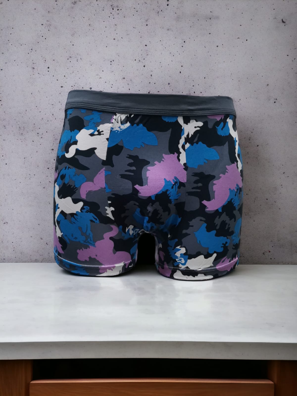 بوكسر رجالي قصير مرسم 6 قطع